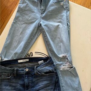 Bundle of two pairs stretchy women’s jeans size 29